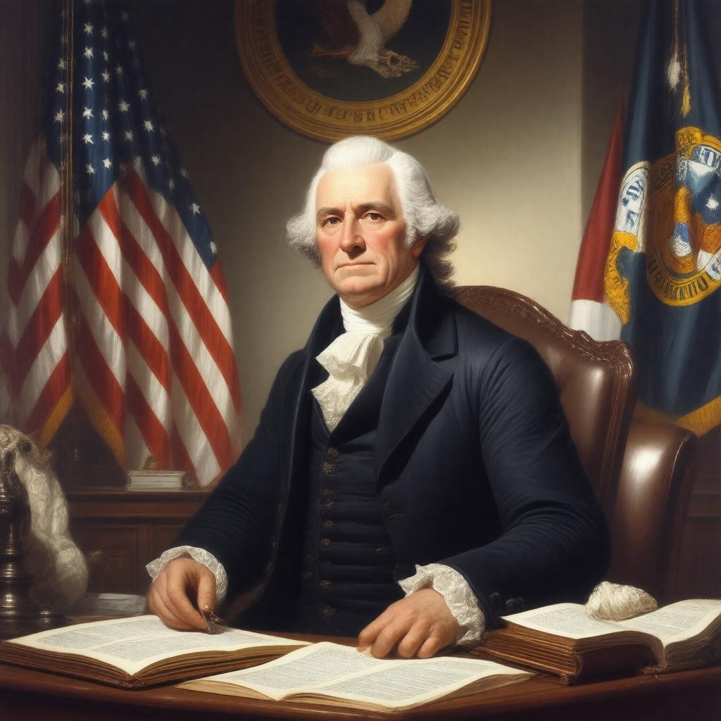 AI-created image of John Adams