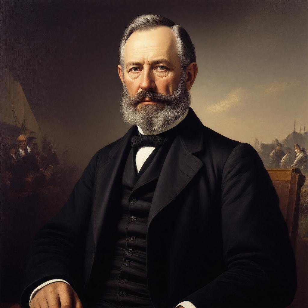 AI-created image of John Albion Andrew