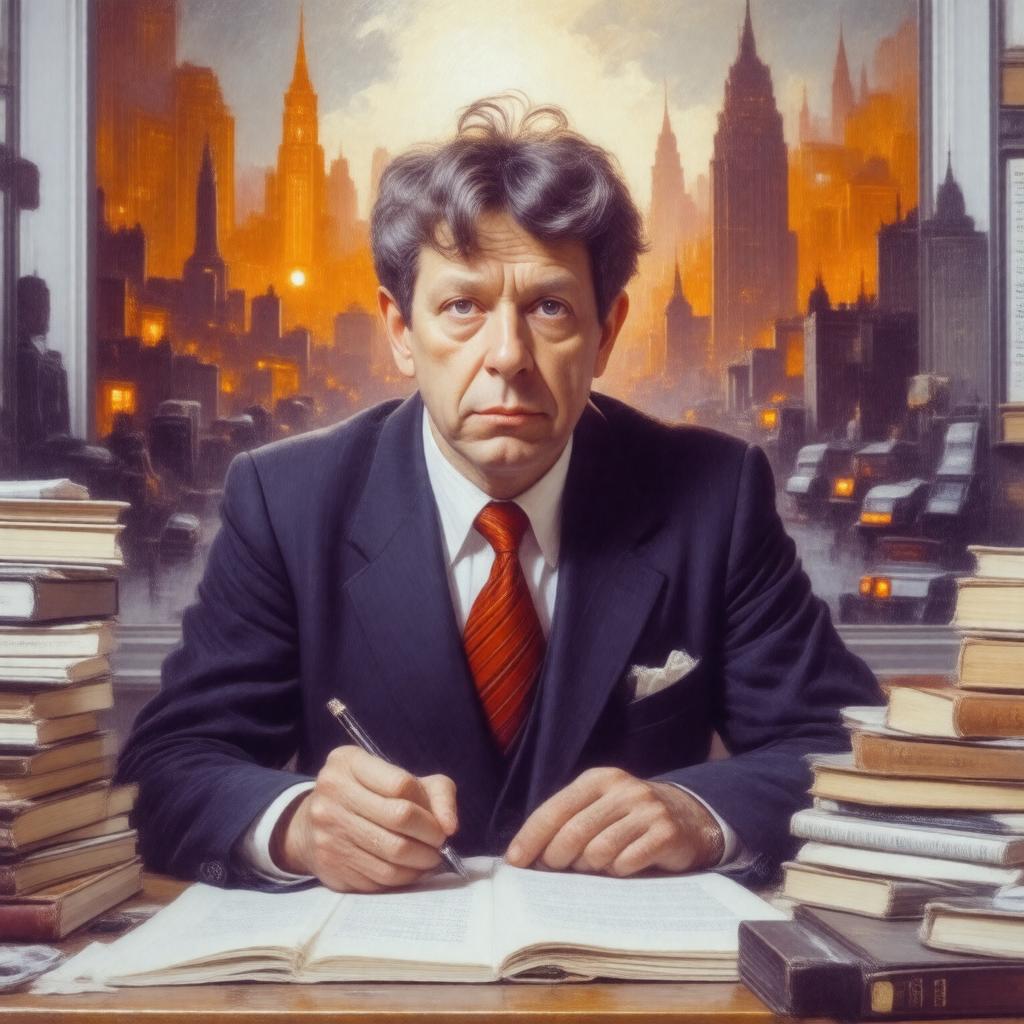 AI-created image of John Anthony Burgess Wilson