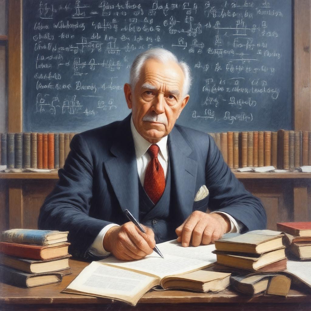 AI-created image of John Archibald Wheeler