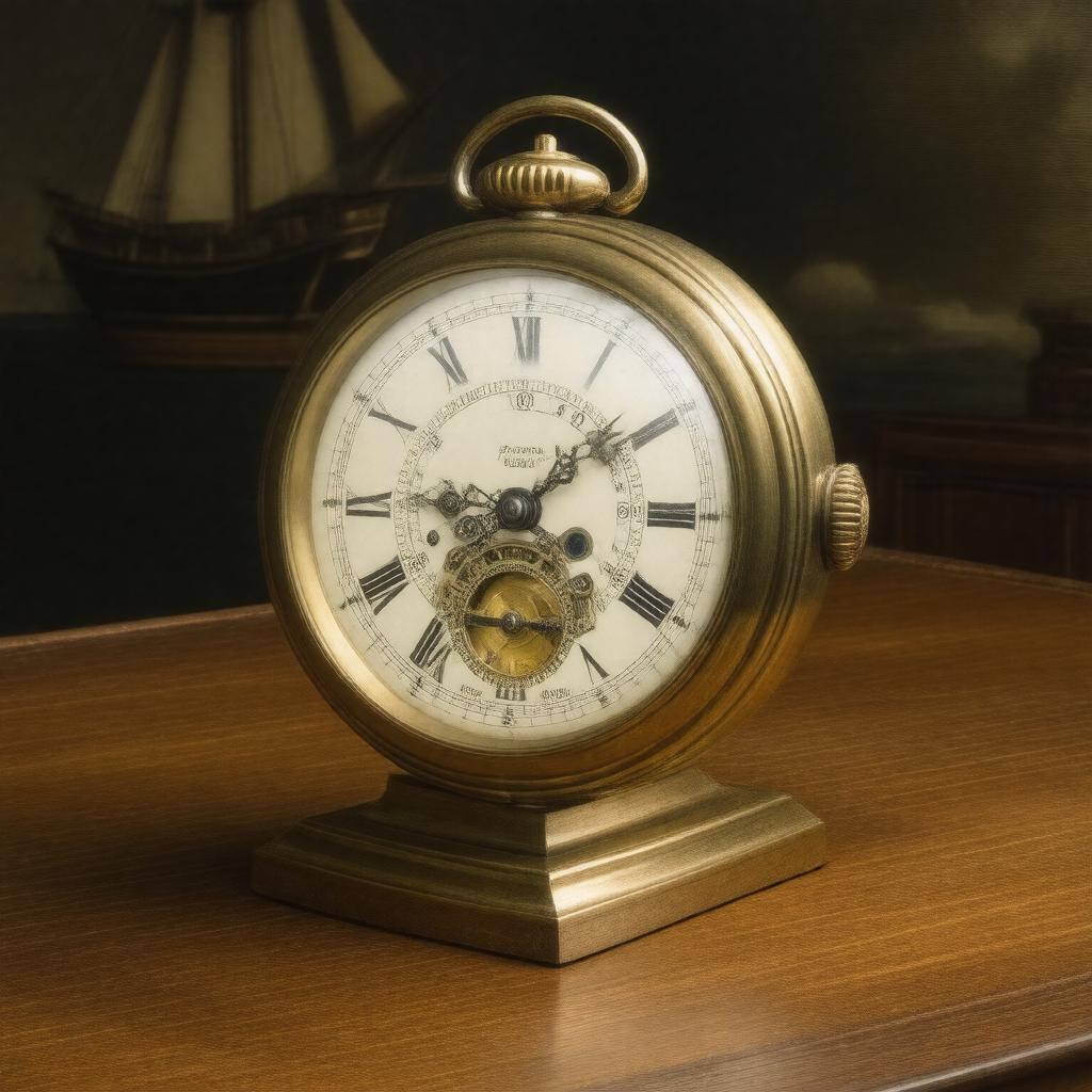 Click to view larger image AI-created image of John Arnold's chronometers