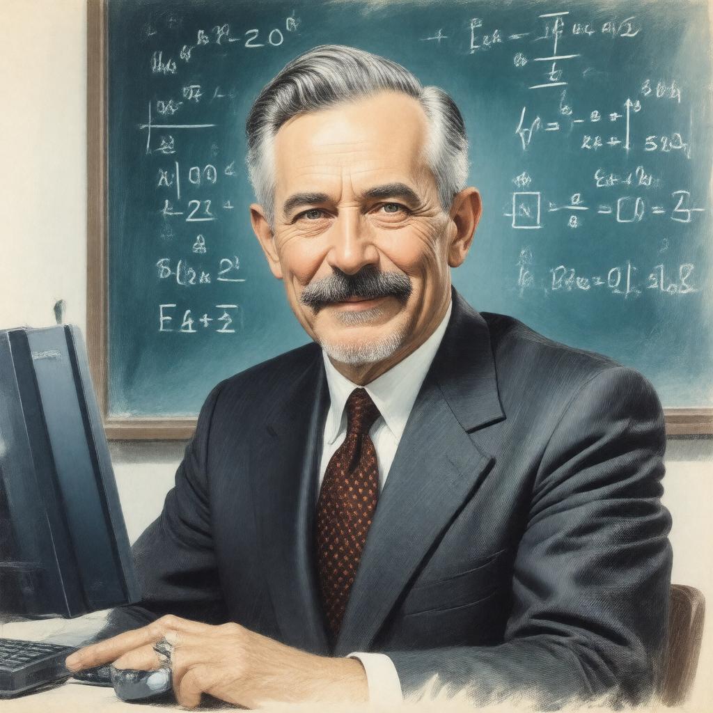 AI-created image of John Atanasoff