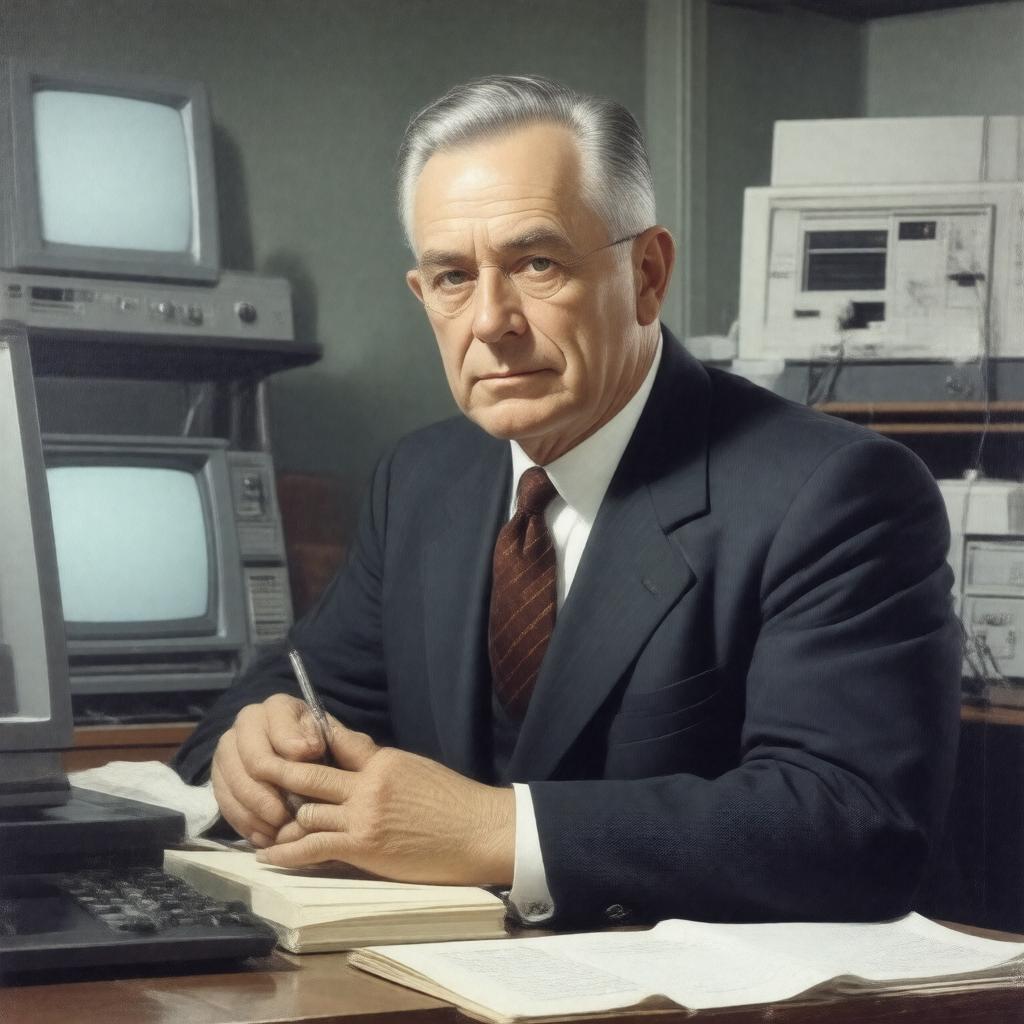 AI-created image of John Atanasoff II