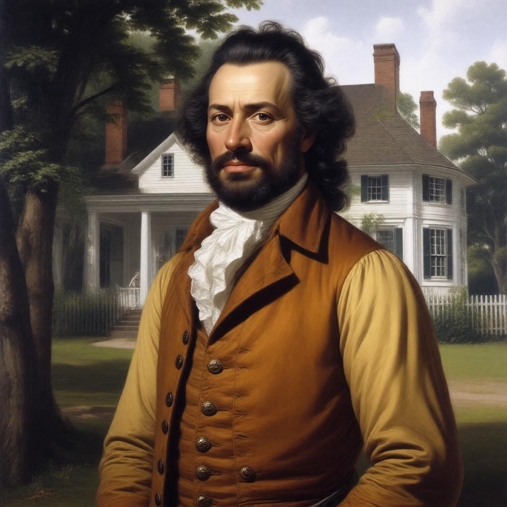 AI-created image of John Augustine Washington
