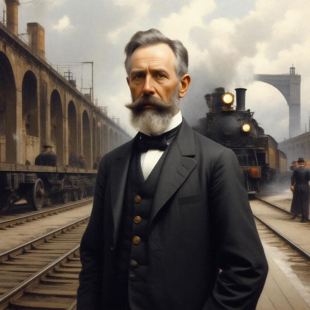 Click to view larger image AI-created image of John B. Jervis