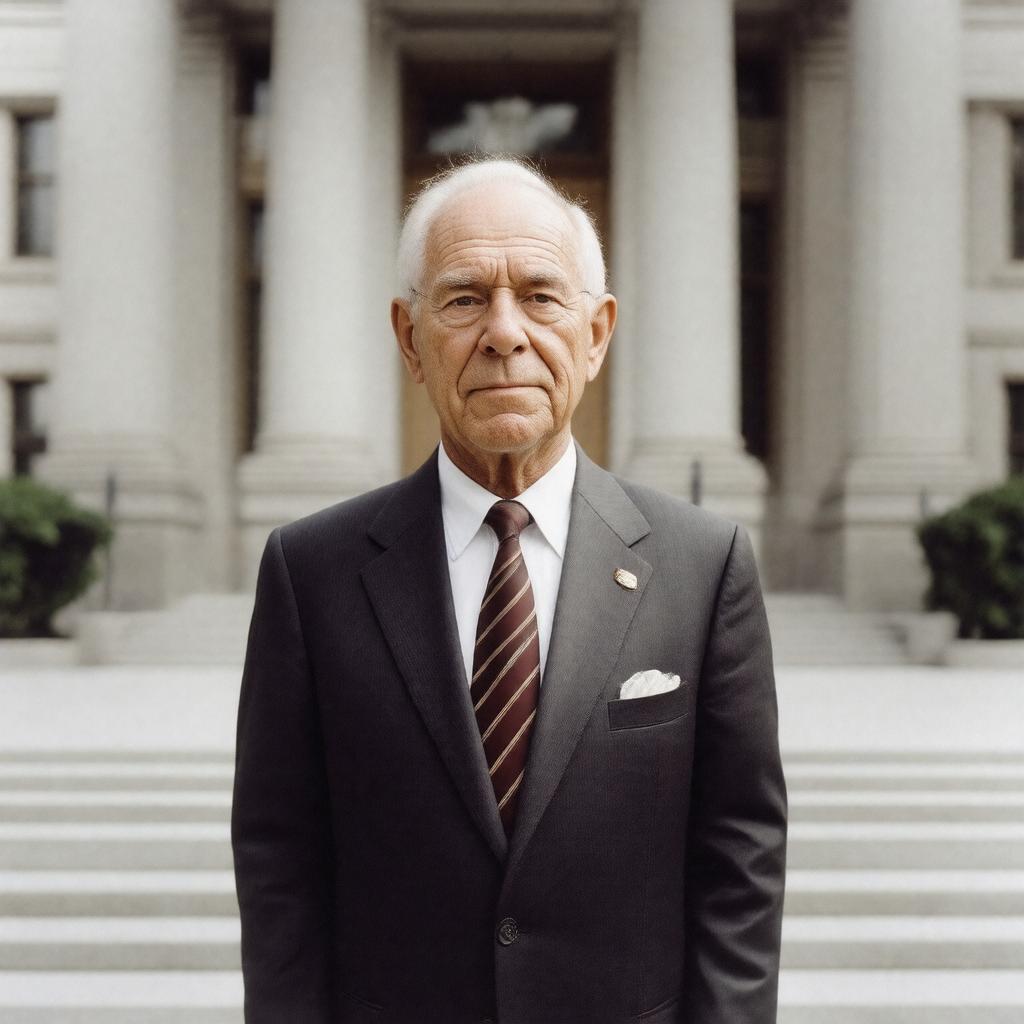 AI-created image of John Bertram Hall