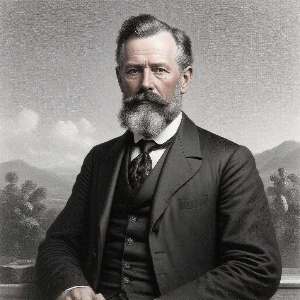 AI-created image of John Bidwell