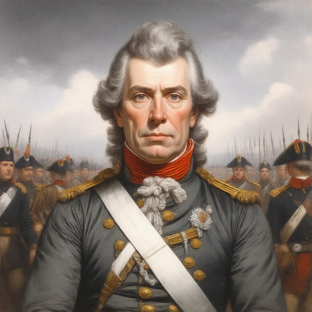 AI-created image of John Burgoyne