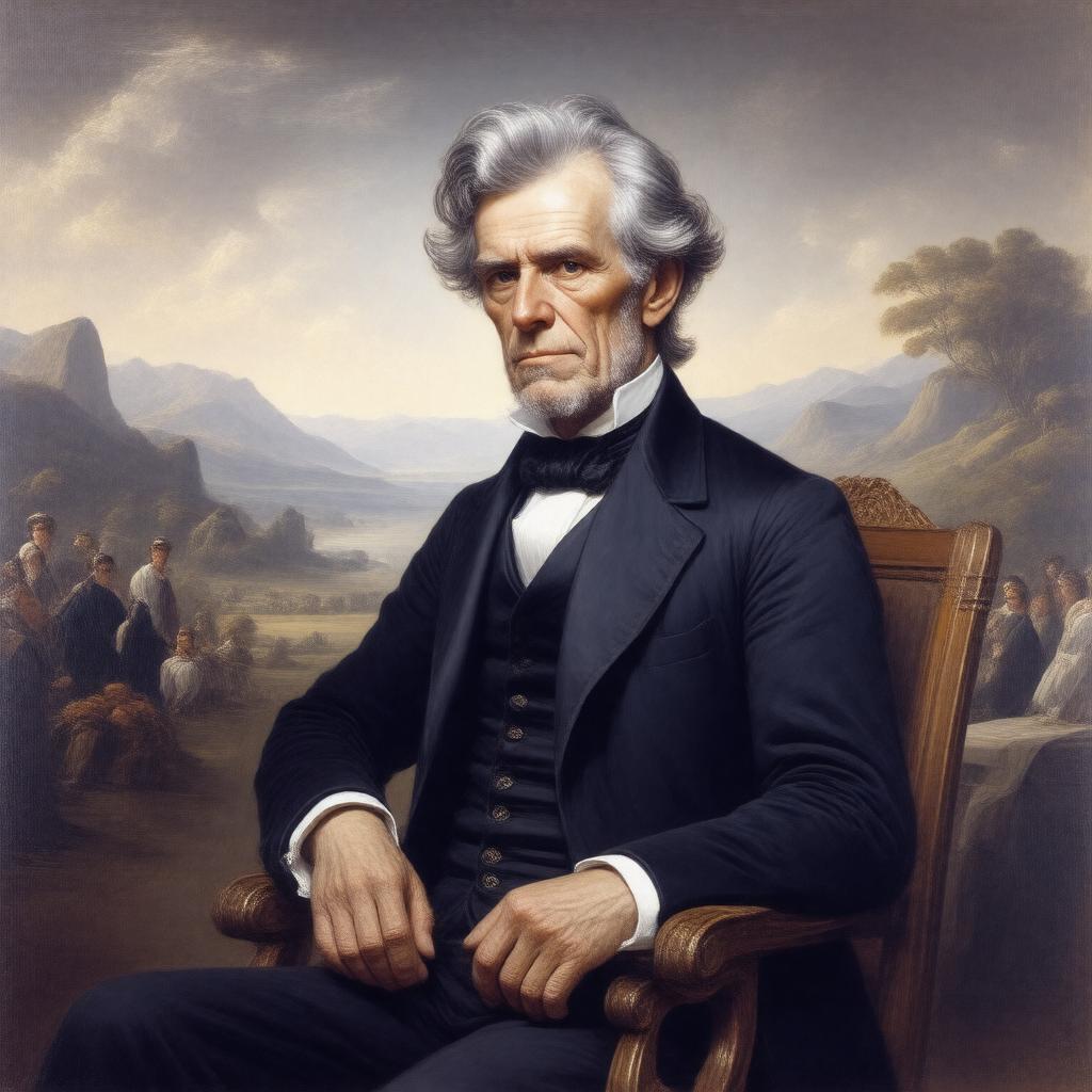 AI-created image of John C. Calhoun