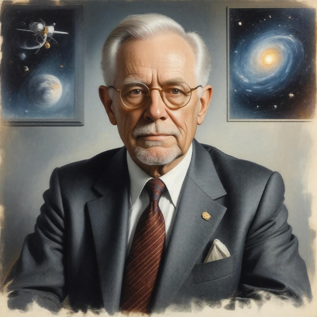 AI-created image of John C. Mather