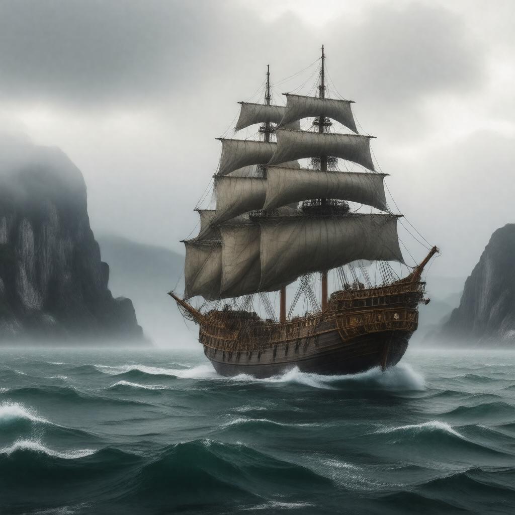 AI-created image of John Cabot's voyage