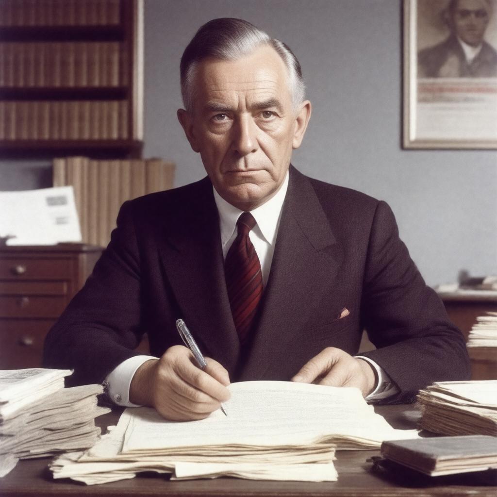 AI-created image of John Cairncross