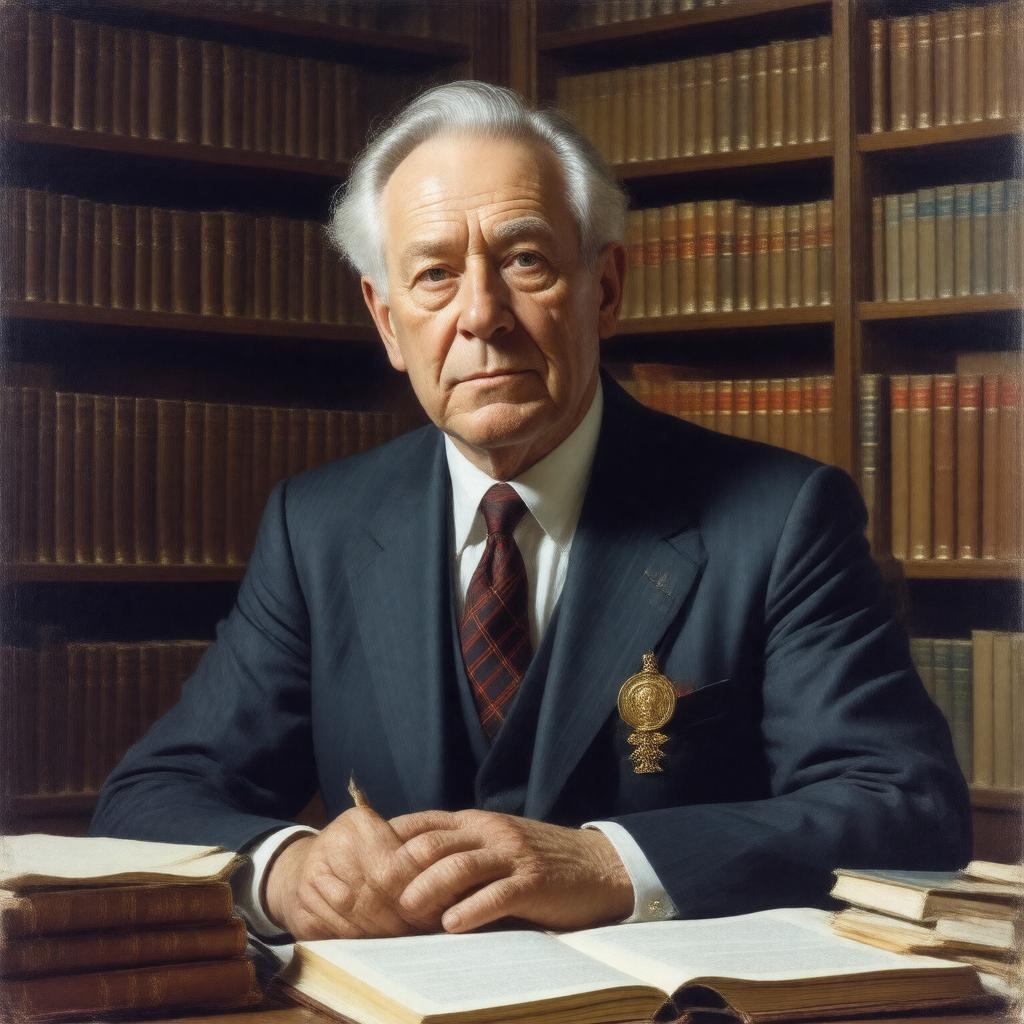 AI-created image of John Carew Eccles