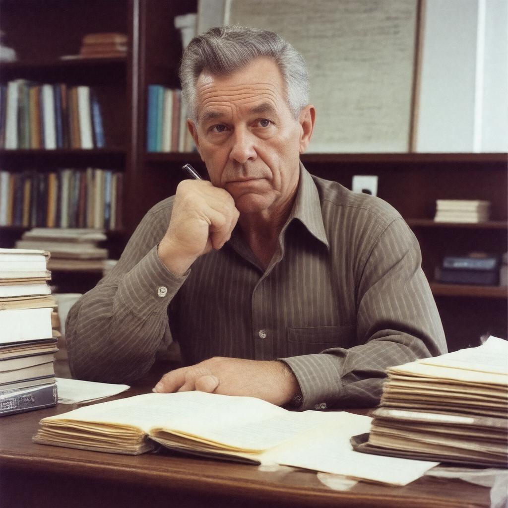 AI-created image of John Cheever