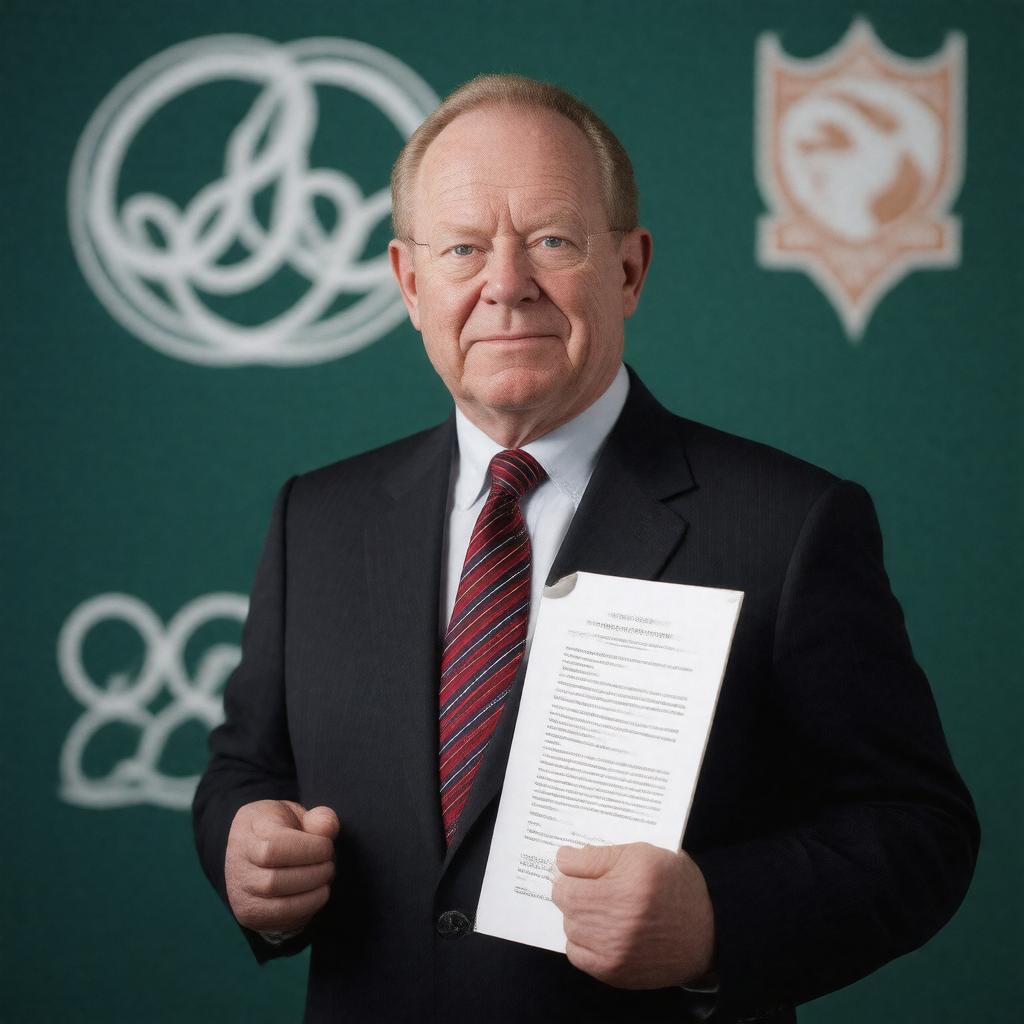 AI-created image of John Coates