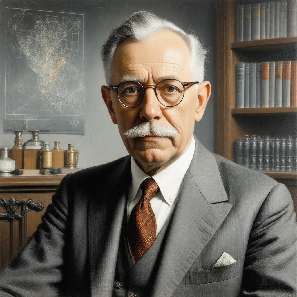 AI-created image of John Cockcroft