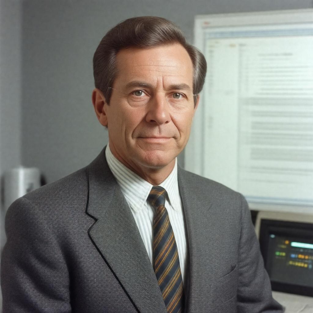 AI-created image of John Cocke