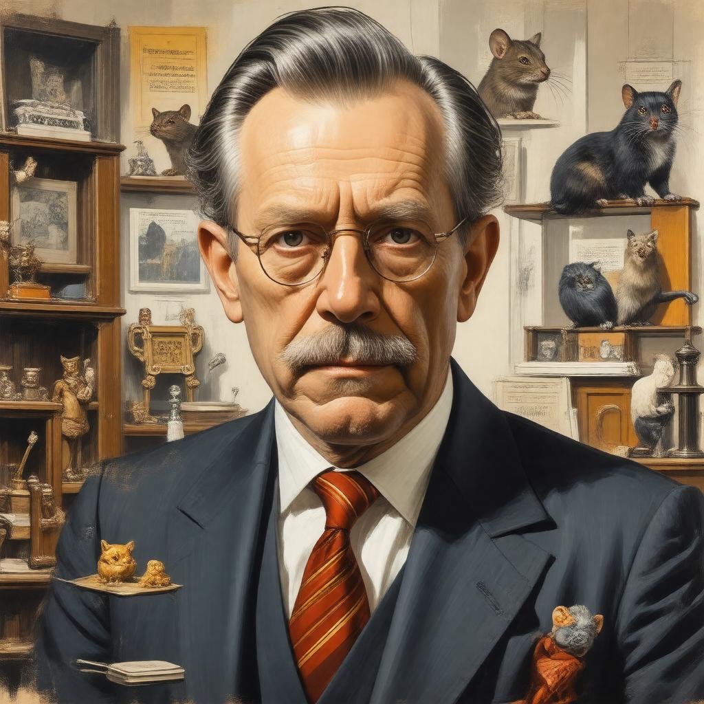 AI-created image of John Conrad Russell