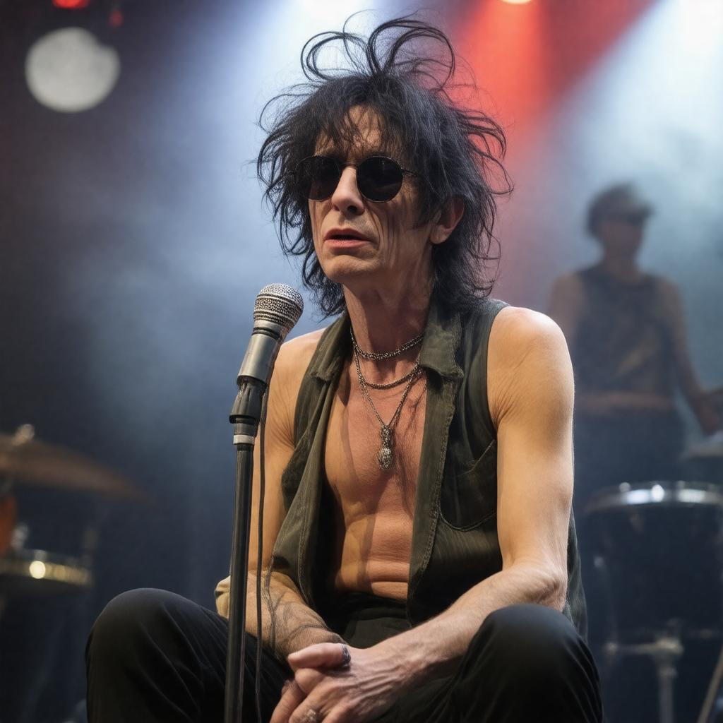 AI-created image of John Cooper Clarke