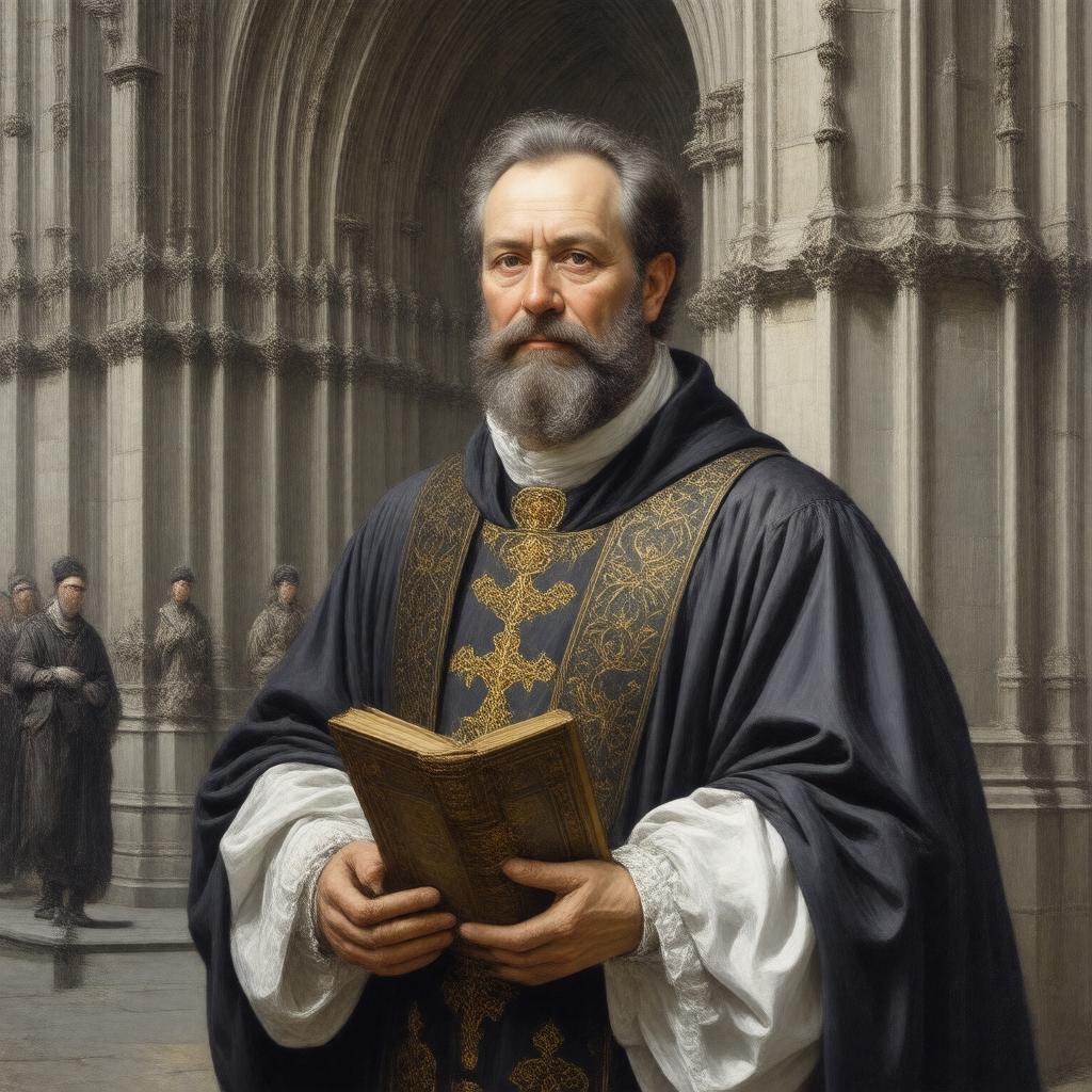 AI-created image of John Cosin