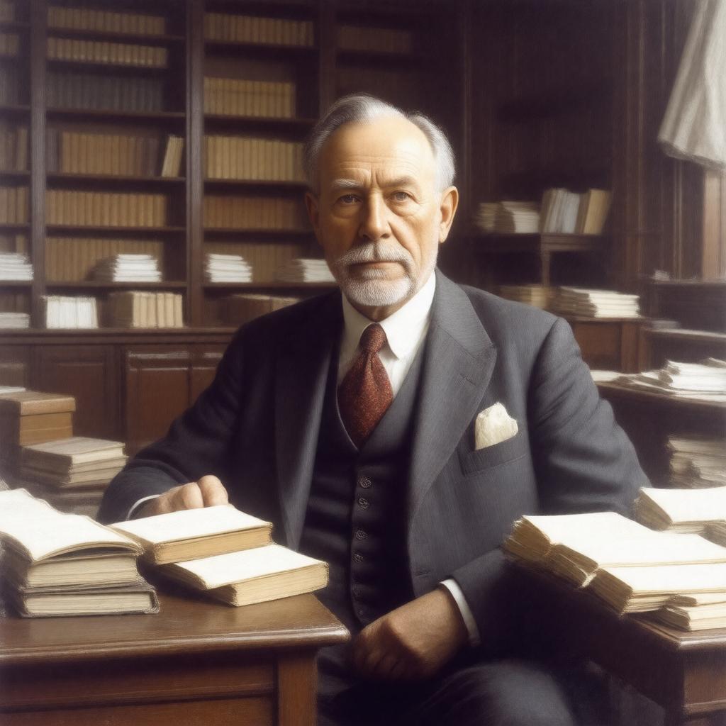 AI-created image of John Crowe Ransom