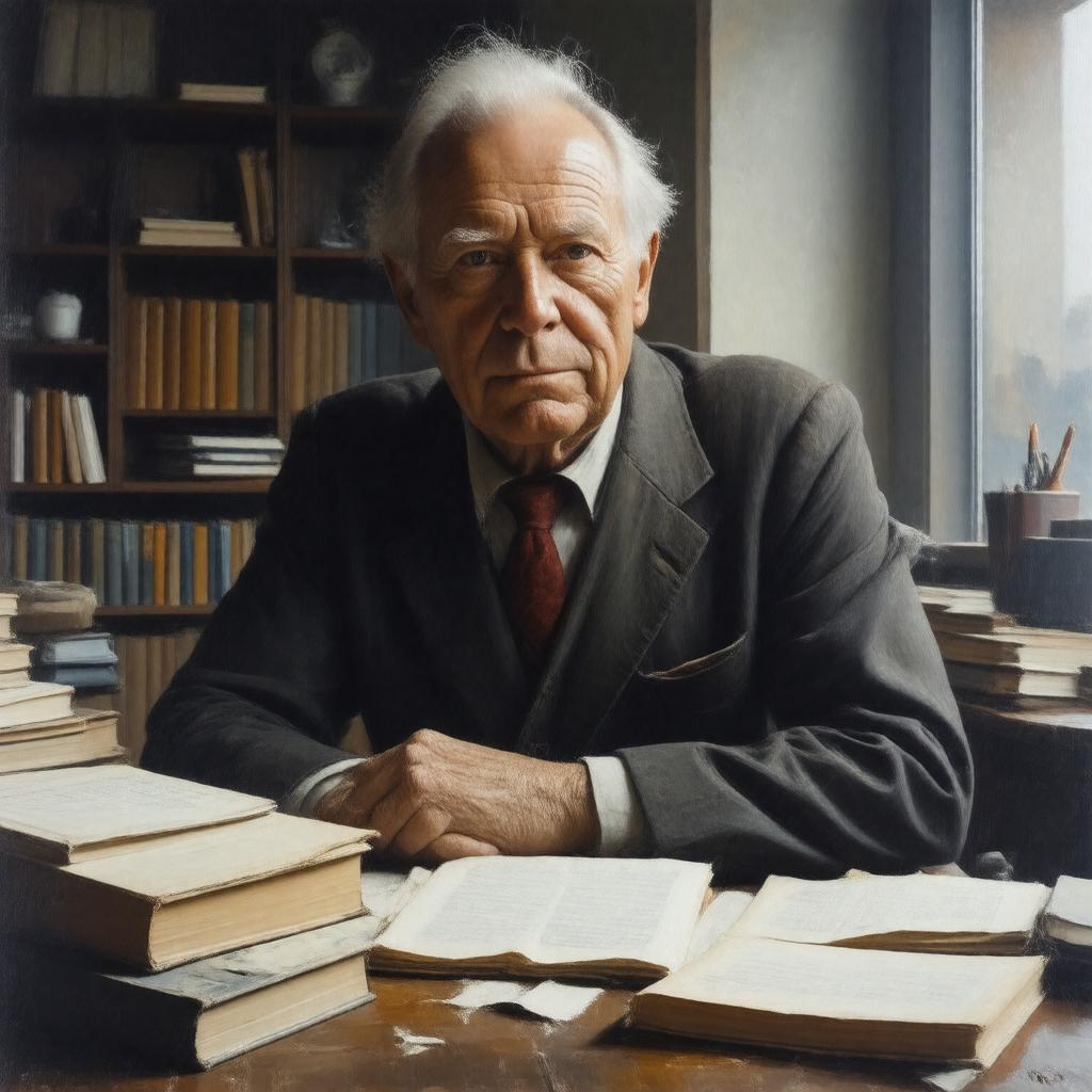 AI-created image of John D. MacDonald