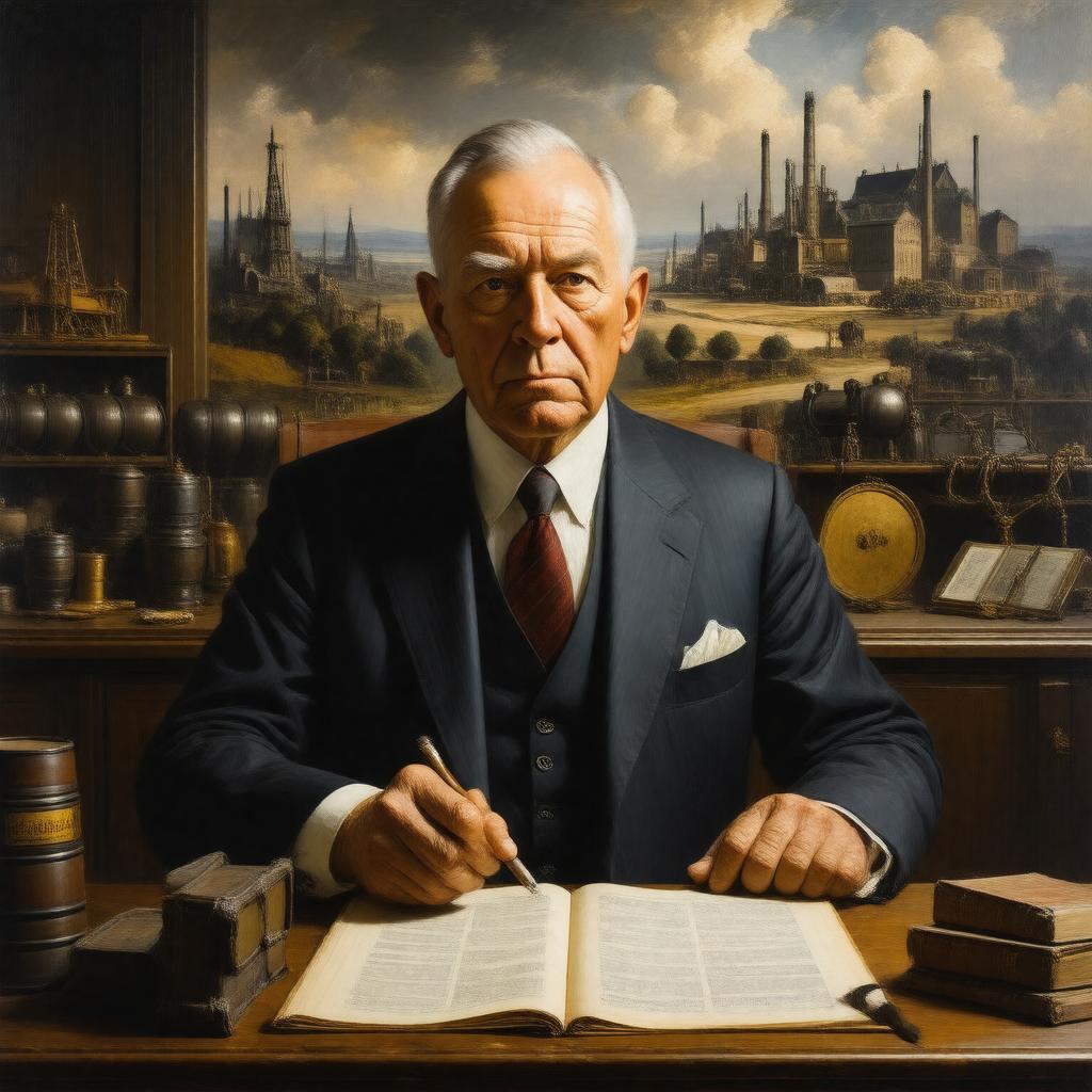 AI-created image of John D. Rockefeller