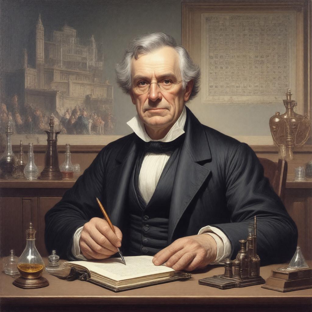 AI-created image of John Dalton