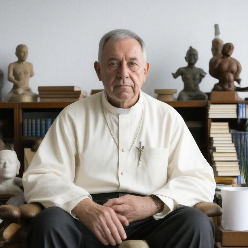 AI-created image of John Dear