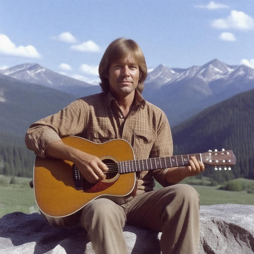 AI-created image of John Denver