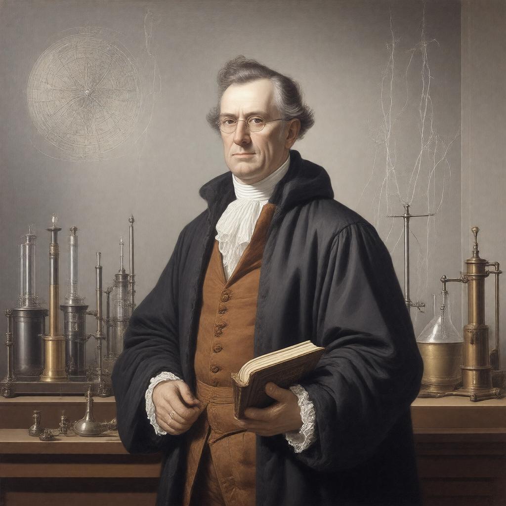 AI-created image of John Desaguliers