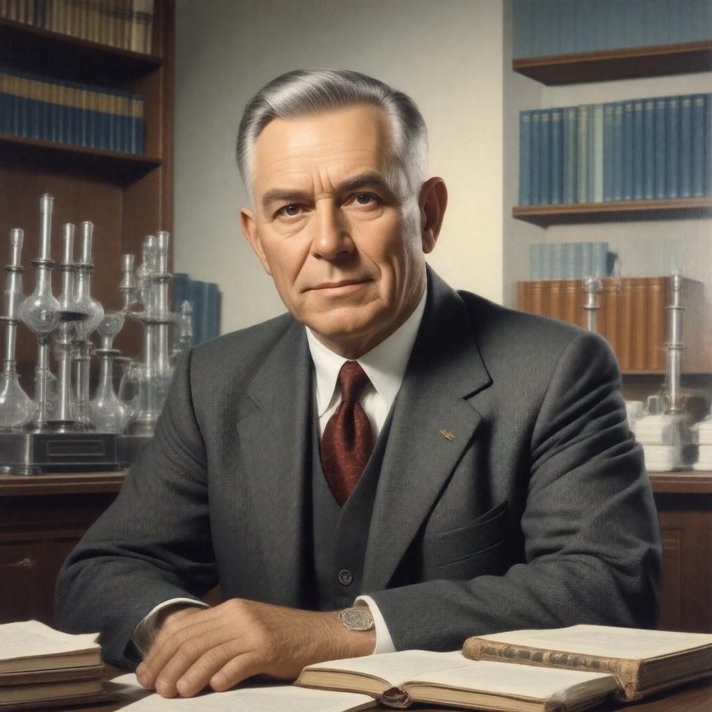 AI-created image of John Desmond Bernal