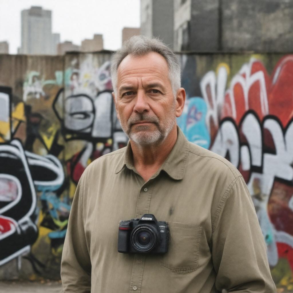 AI-created image of John Divola