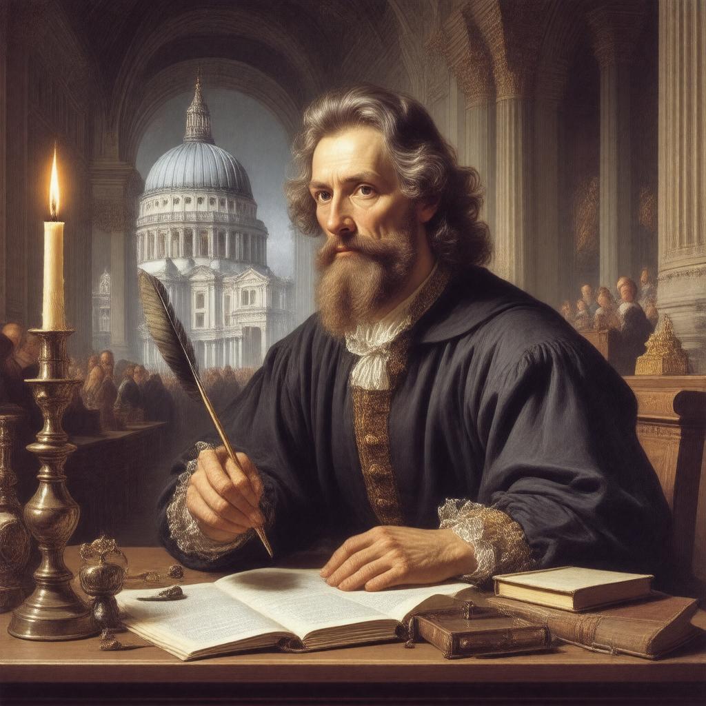 AI-created image of John Donne