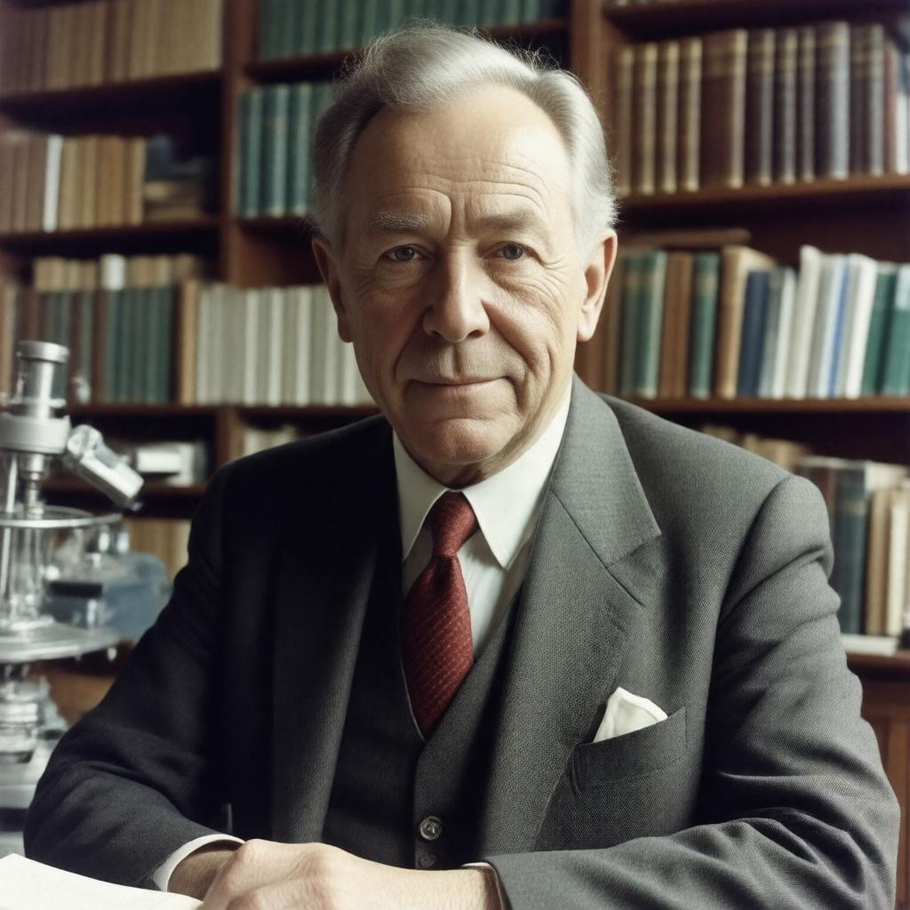 AI-created image of John Edward Sulston