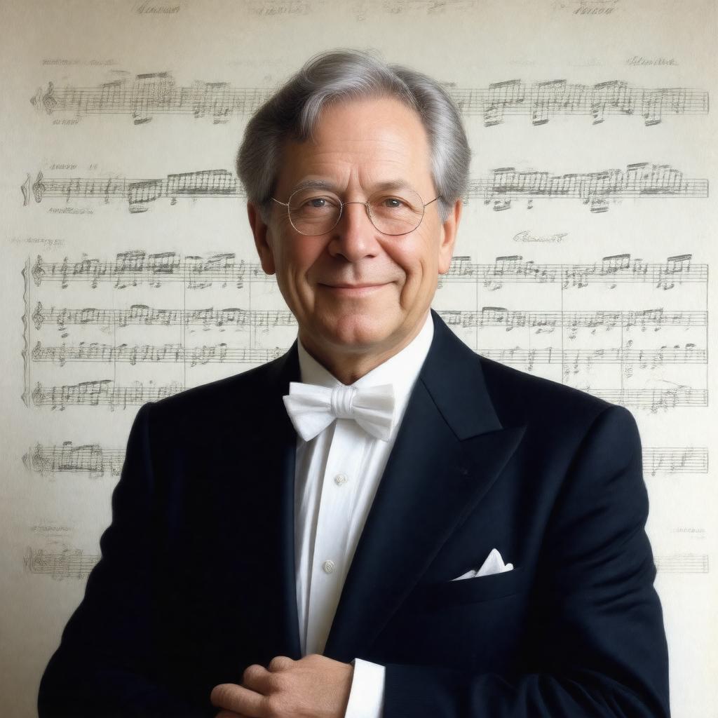 AI-created image of John Eliot Gardiner