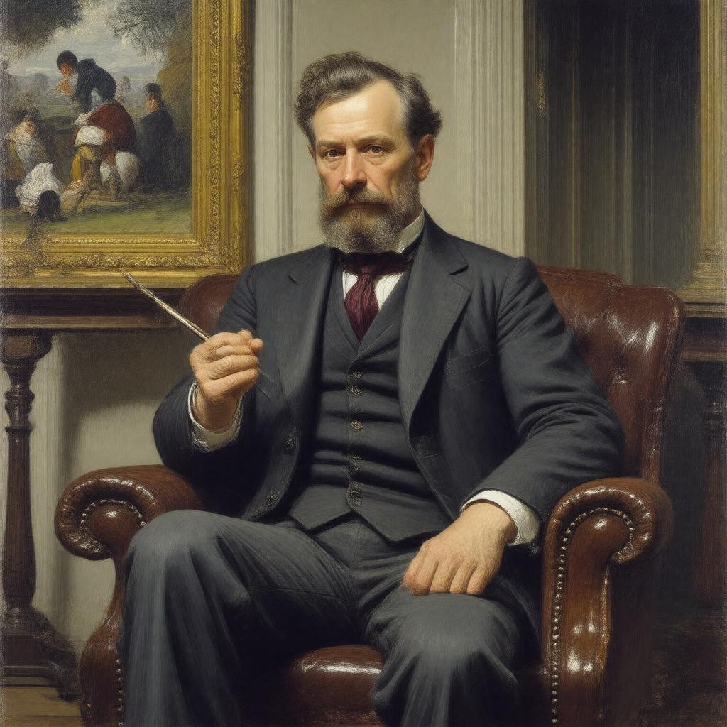 AI-created image of John Everett Millais