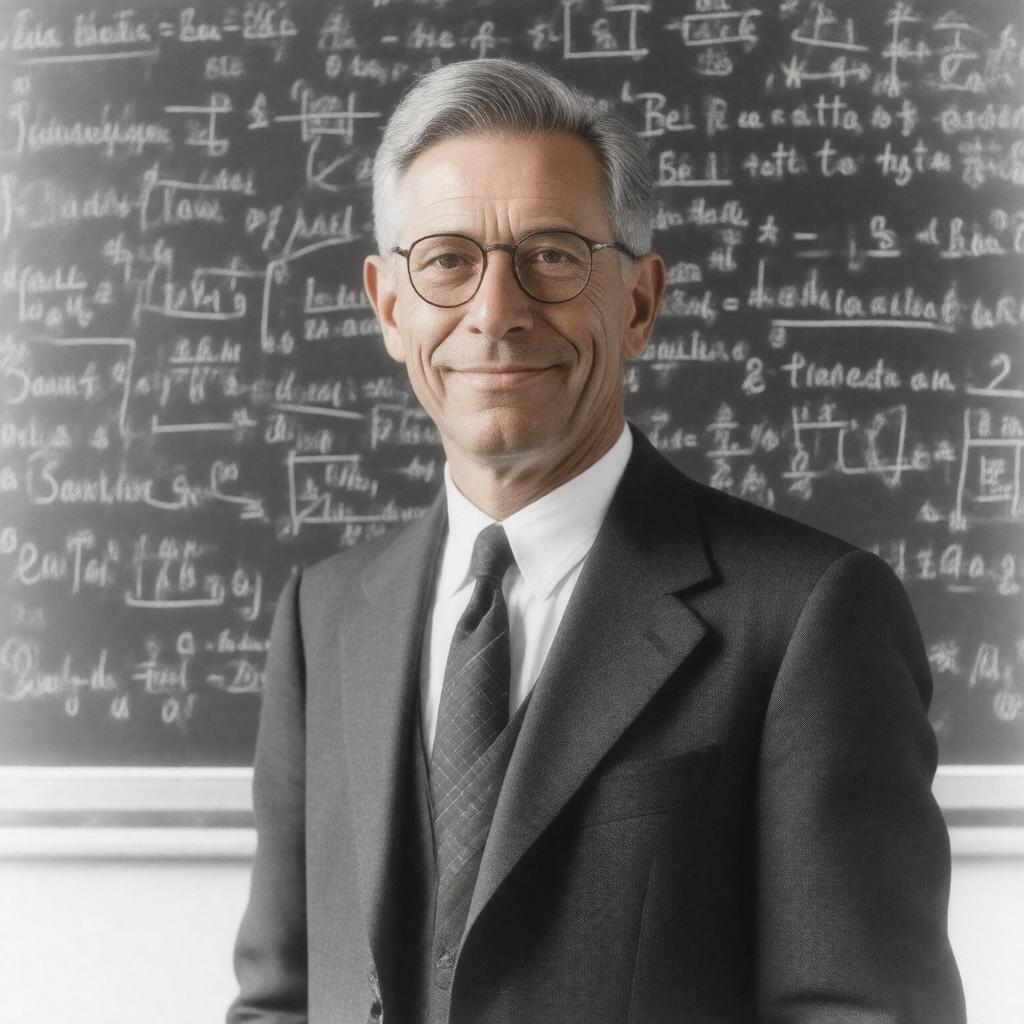 AI-created image of John F. Clauser