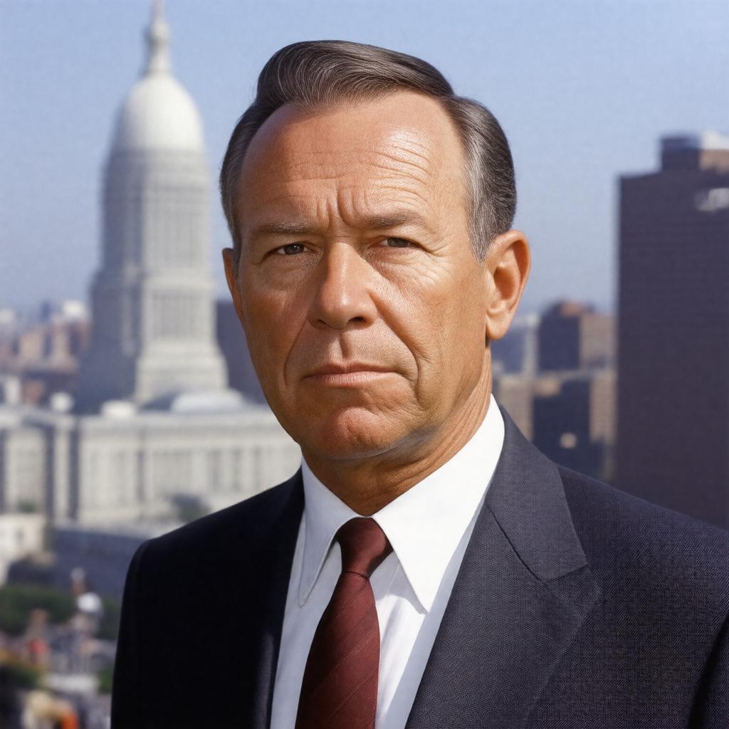 AI-created image of John F. Collins