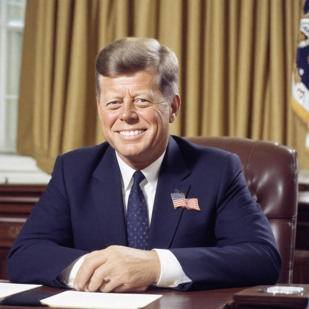 AI-created image of John F. Kennedy