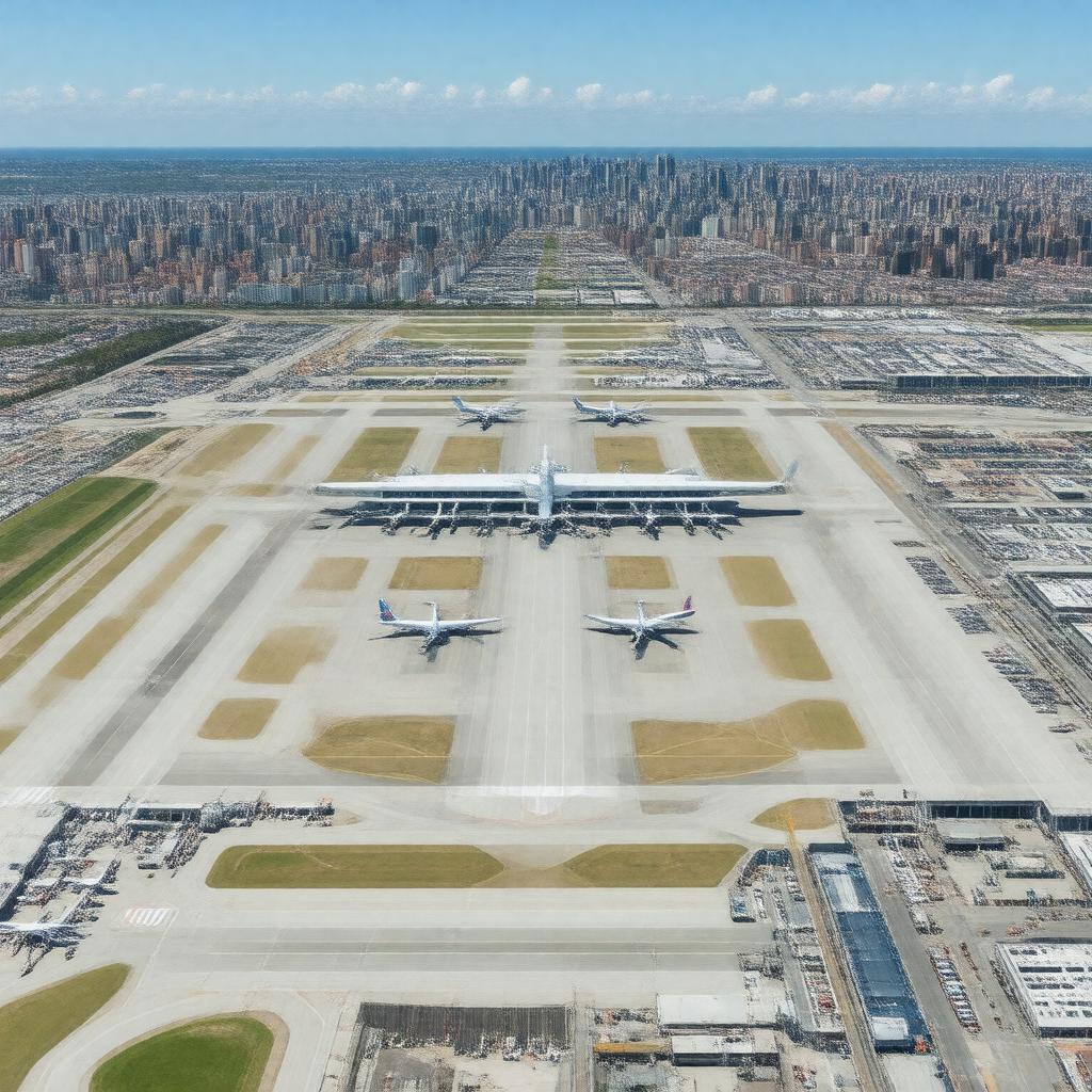 AI-created image of John F. Kennedy International Airport