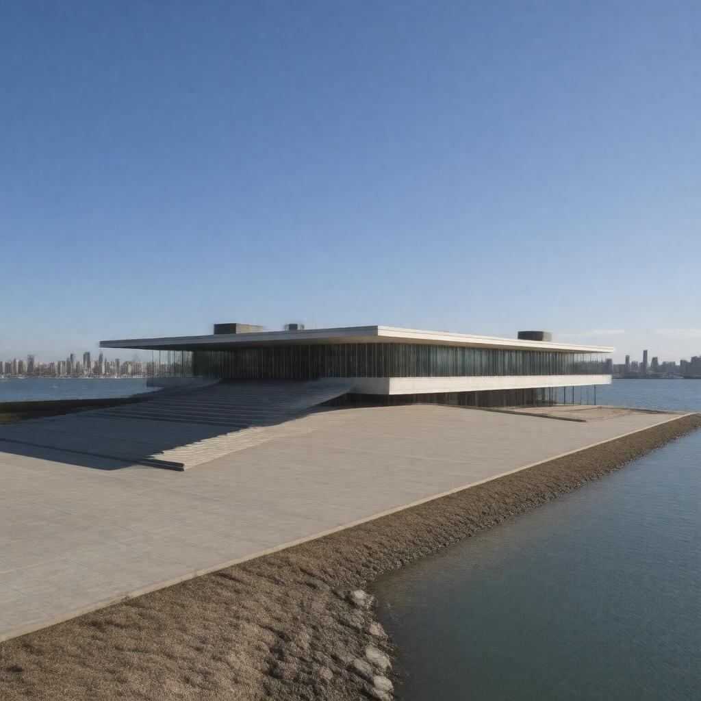 AI-created image of John F. Kennedy Library