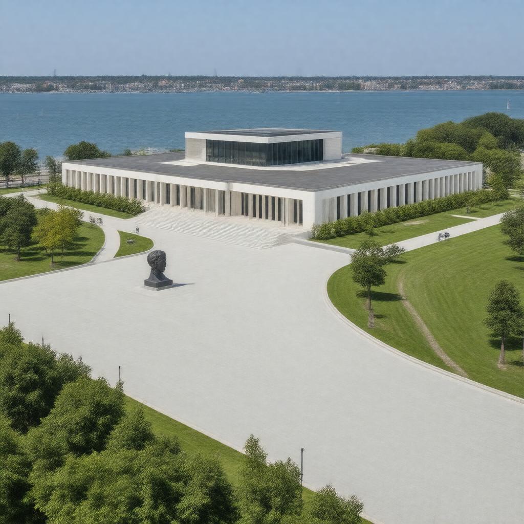 AI-created image of John F. Kennedy Presidential Library and Museum
