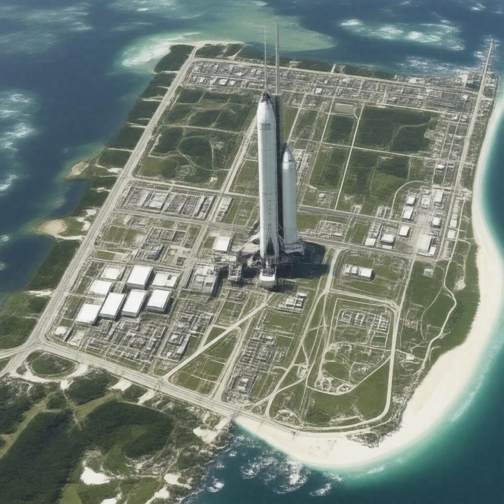 AI-created image of John F. Kennedy Space Center