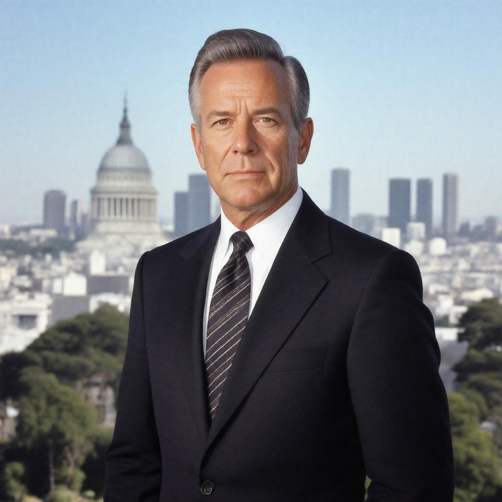 AI-created image of John F. Shelley