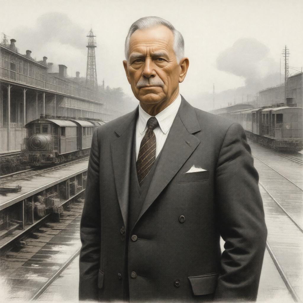 AI-created image of John F. Stevens