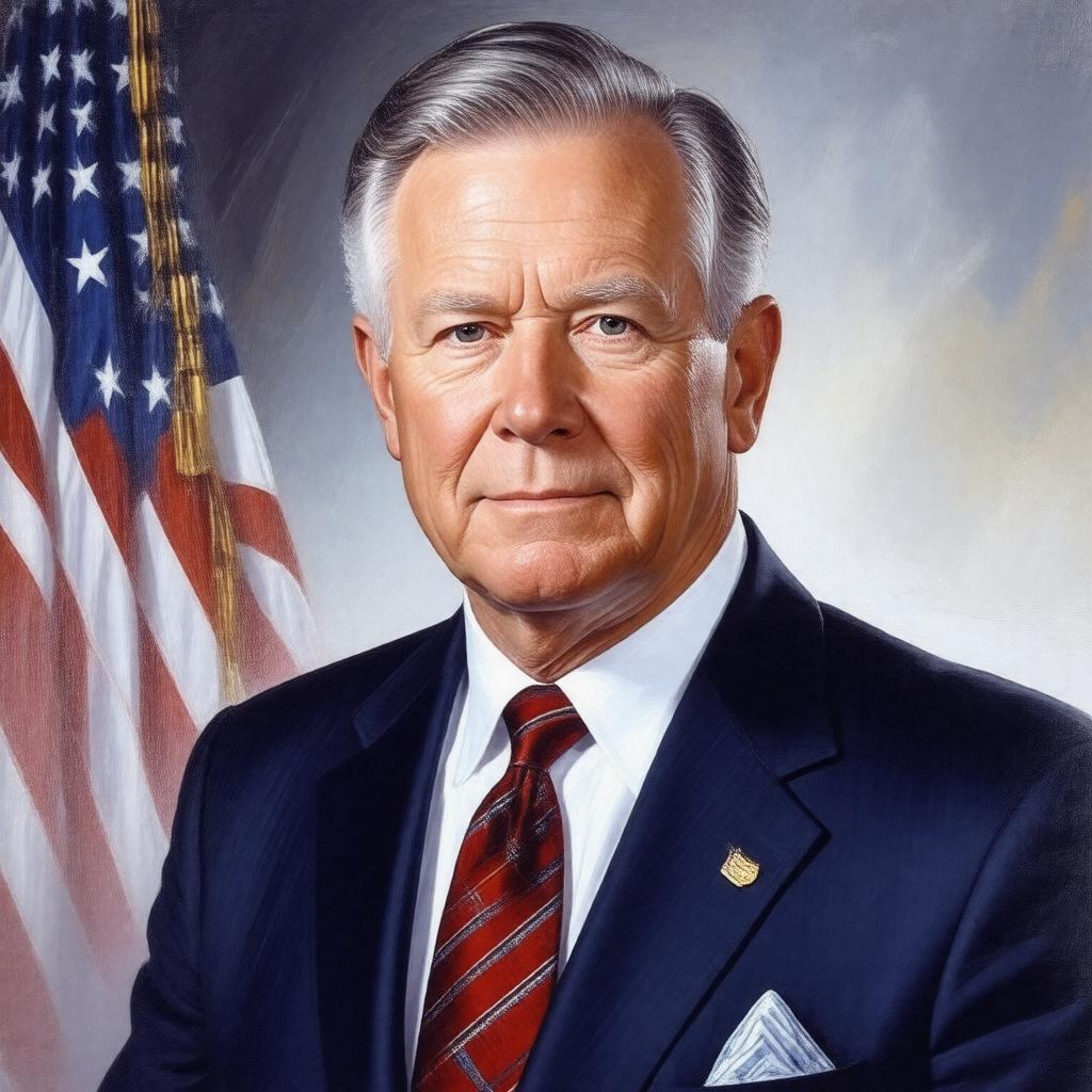 AI-created image of John F. Tierney