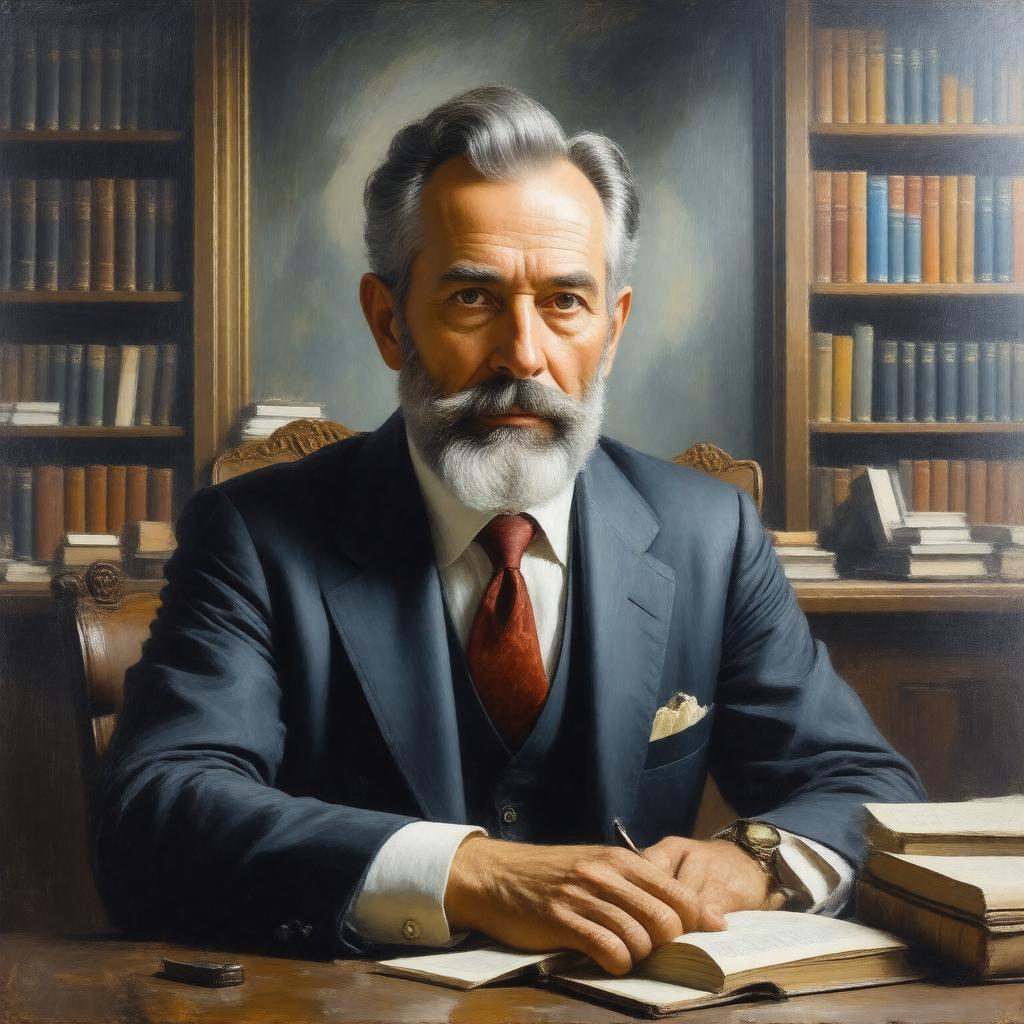 AI-created image of John Fabian Witt