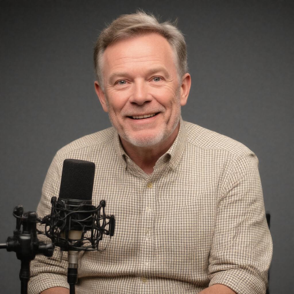 AI-created image of John Finnemore