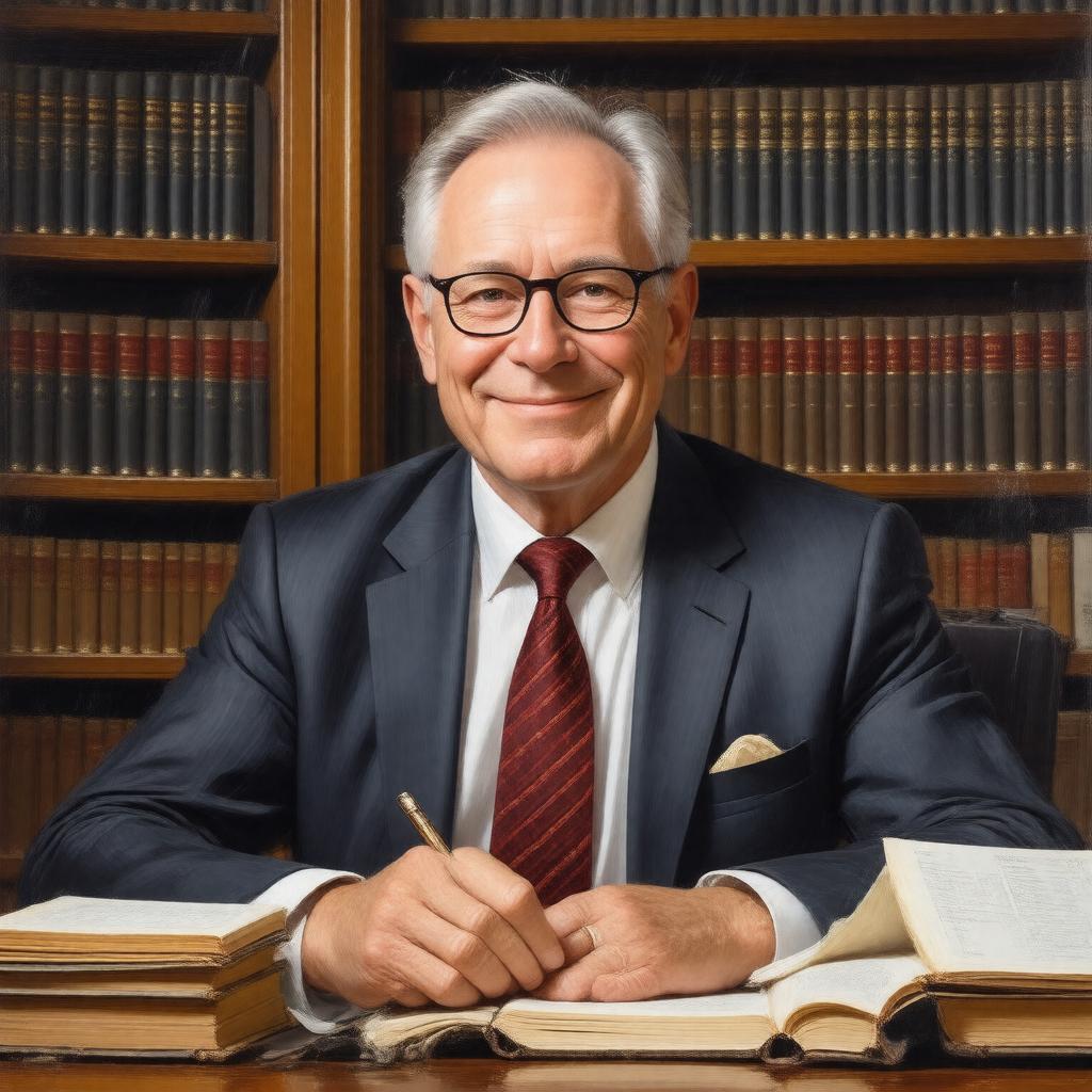 AI-created image of John Finnis